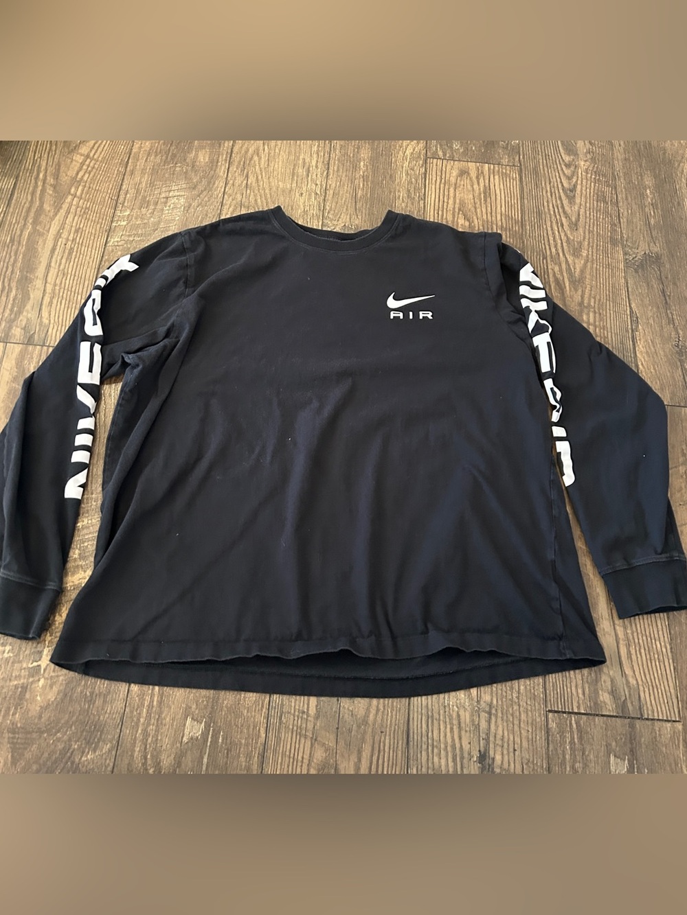 Nike Air Tee Black Long Sleeve Mens XXL 2XL Arm‎ Hit